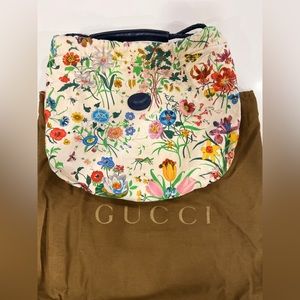 Gucci floral hobo bag